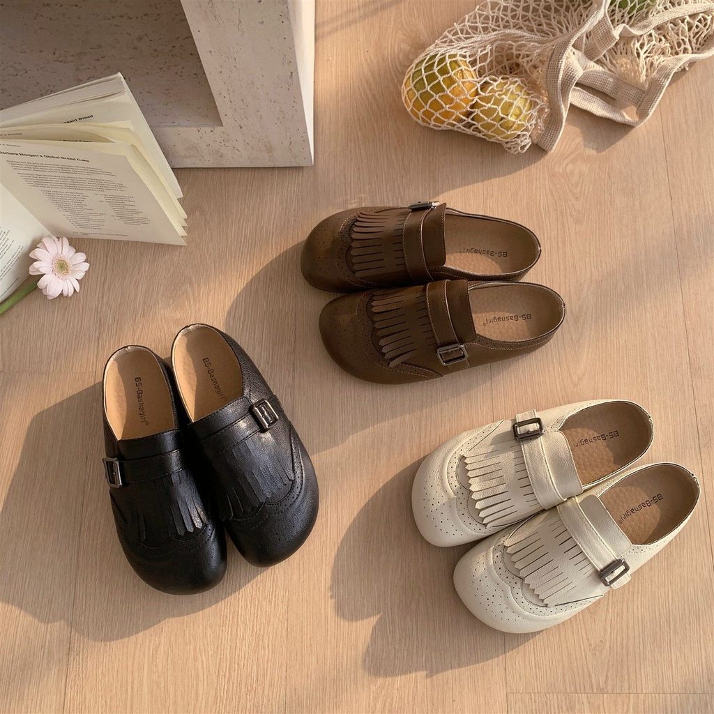 TT Flow รองเท้าแตะผู้หญิงหนาSoled Slip-On Slip-On Slip-On รองเท้า
