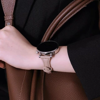 22 มม.สายนาฬิกาหนังสําหรับ Redmi Watch 6 5 4 สายคล้องคอสําหรับ Redmi Watch 5 3 Active/Lite Xiaomi Mi 8Pro/9Pro หนังเอวเล็กเรียบง่ายสายนาฬิกา