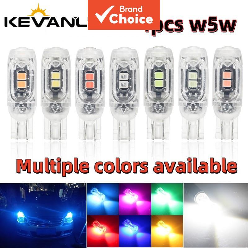 KEVANLY 4 ชิ้น T10 W5W LED Canbus สัญญาณโคมไฟ 2835SMD ภายในอ่านป้ายทะเบียน