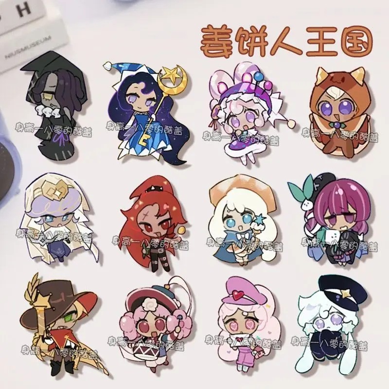 Standee Cookie Run Kingdom Mica Model Shadow Milk Pure Vanilla Mystic Flour Candy Apple Study Desk D