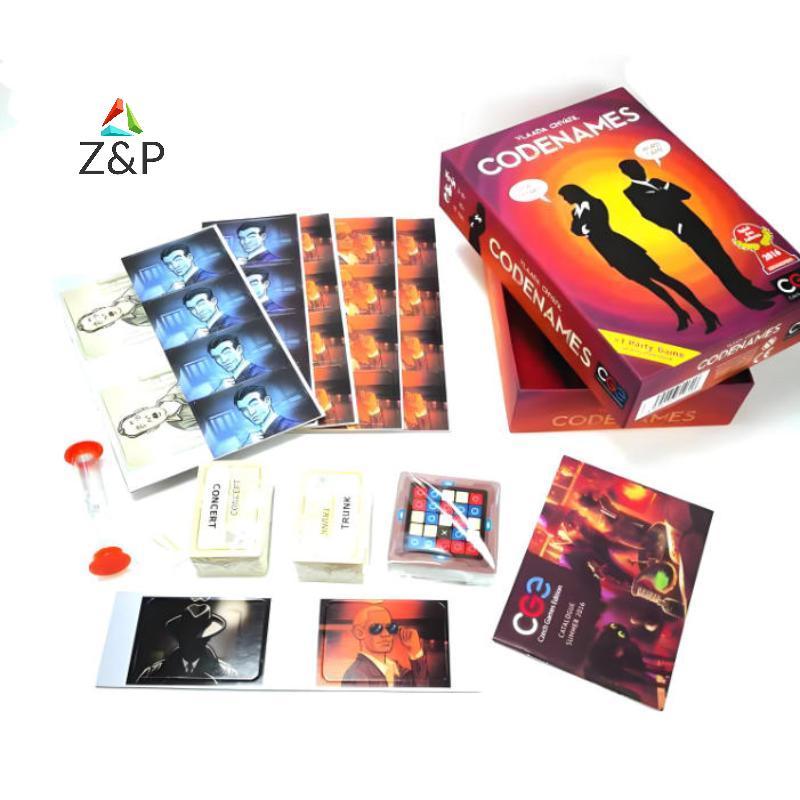 [Z&PT] ชื่อแบรนด์เกมกระดานกลยุทธ์การ์ดเกม 2-8 ผู้เล่น Spymaster Party Game เกมครอบครัว Night Ideal ส