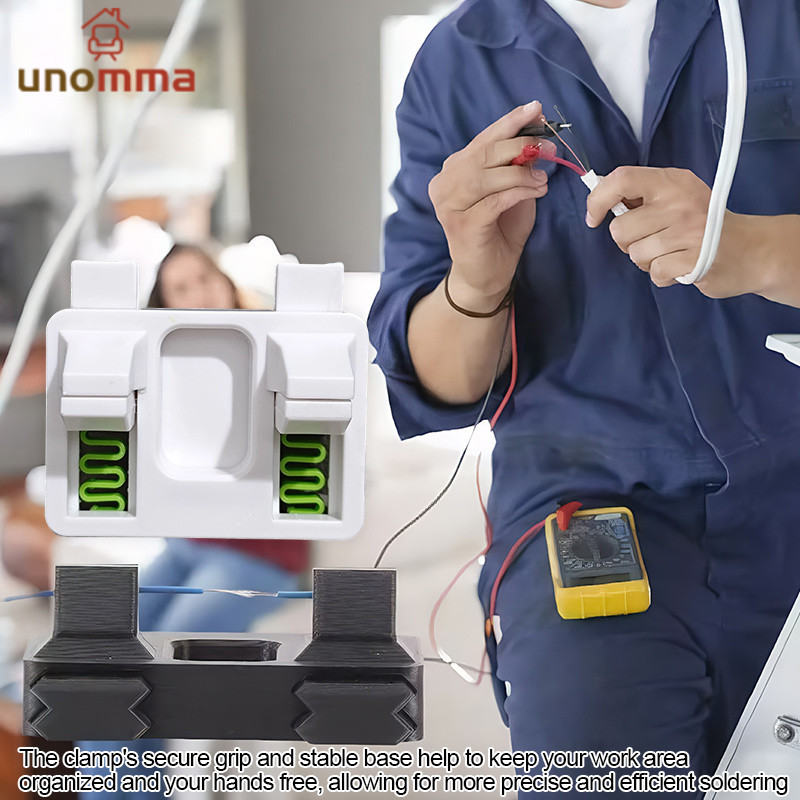 แคลมป์ยึดลวดบัดกรีแผงวงจรแบบปรับได้ สำหรับงานเชื่อมอิเล็กทรอนิกส์ unomma