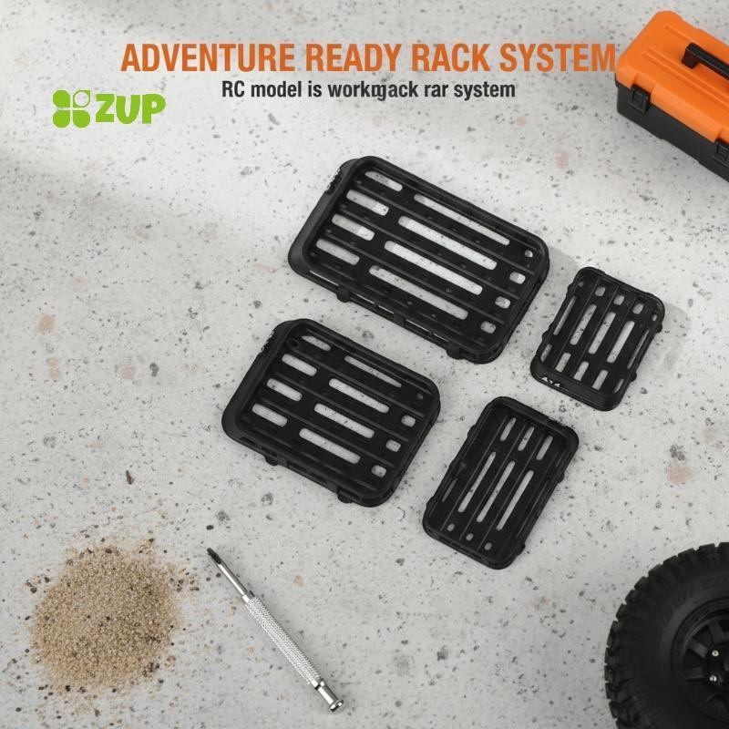 [ZUP] 1: 64 1/43 Manual Simulationกระเป๋าเดินทางRa Lc76 Roof Ra 4X4 Garage Micro-landscape Sceneตกแต