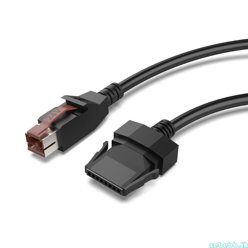 Zebebb 24V สายไฟ POS ระบบเครื่องพิมพ์ Medically อุปกรณ์ POS Terminal การเชื่อมต่อ Line สําหรับเครื่อ