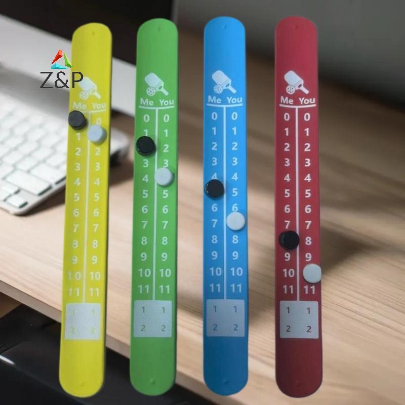 [Z&PT] สายรัดข้อมือ Pileball Scorekeeper 4 ชิ้น Qui-Score Playba Design ปรับจับได้ด้วยปิงปอง Pileaba