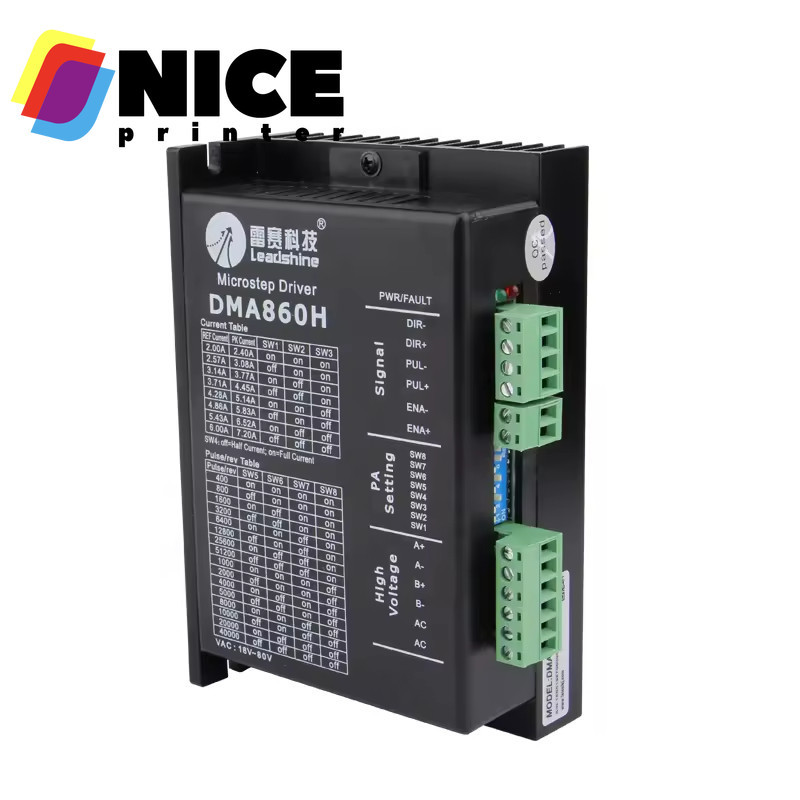 ร้อน!!! 1 PC Leadshine Driver 2 เฟส DMA860H DM860H DM860 MA860C M860C 86 Stepper Motor Driver