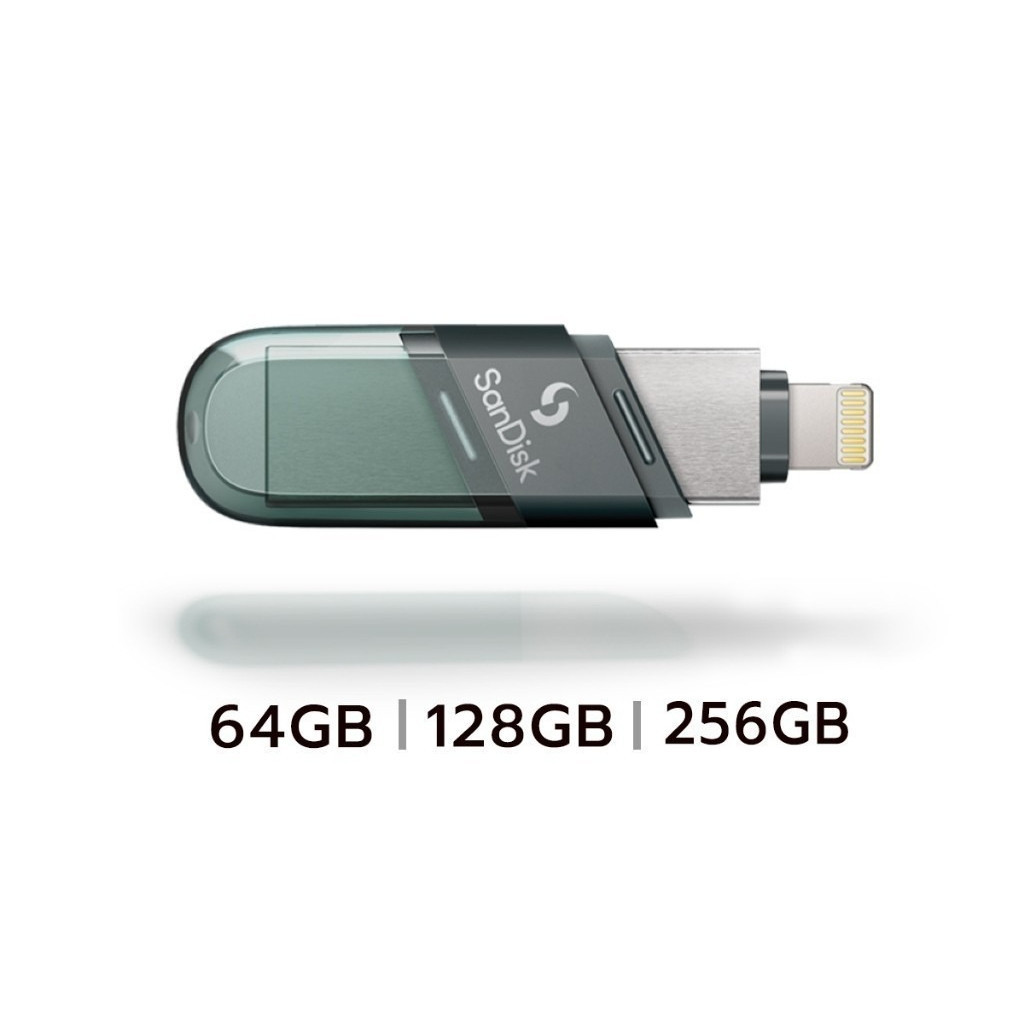 SanDisk iXpand Flash Drive Flip 64GB, 128GB, 256GB
