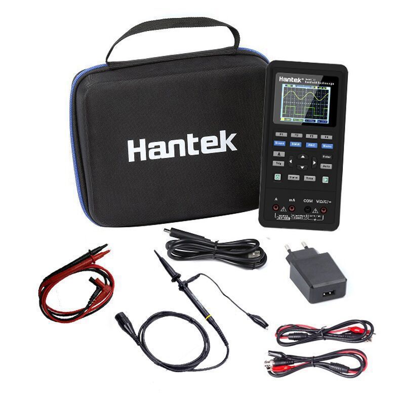 Hantek Handheld Oscilloscope Hantek2C42/2D72 ออสซิลโลสโคปสองช่อง + แหล่งกําเนิดแสง