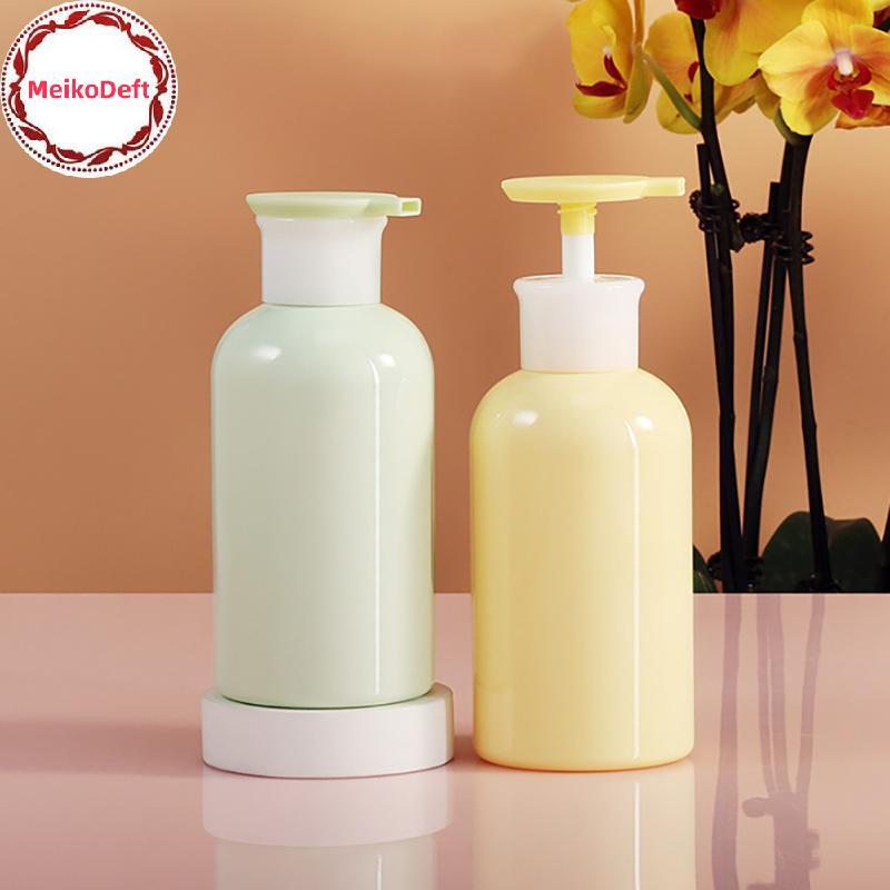 MeikoDeft 300ml พลาสติกปั๊มโลชั่นแชมพูขวด High-End เครื่องสําอางขวดรีฟิลกล่องเก็บห้องน้ํา TH