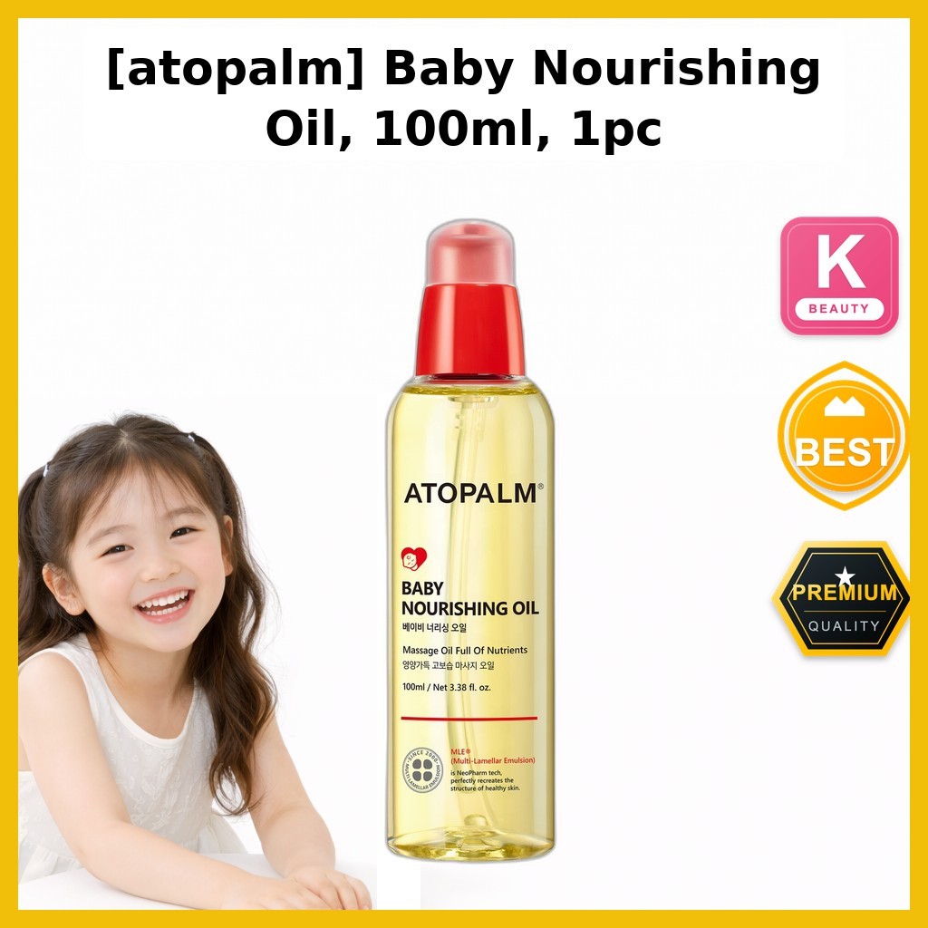 [atopalm] Baby Nourishing Oil, 100ml, 1pc / Korean Baby Oil / Massage Oil / ของแท้ 100% โดย OnYouMar