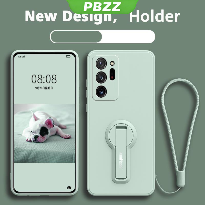 PBZZ FOR เคส ปลอก Samsung Note 20 ultra อัลตร้าซัมซุงหมายเหตุ20โทรศัพท์กรณี softcase ซิลิโคนเหลวป้องกันเรียบกันกระแทกกันชนปกการออกแบบใหม่360 ° กับผู้ถือ ytxzzj01