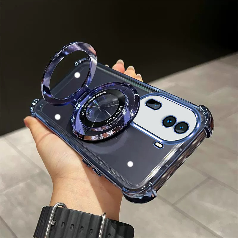 เคส Oppo Reno 11 Pro 5G tpu ที่วางโทรศัพท์กันกระแทกพร้อมฟังก์ชั่นกันลื่น SJZJ เคสโทรศัพท์มือถือ