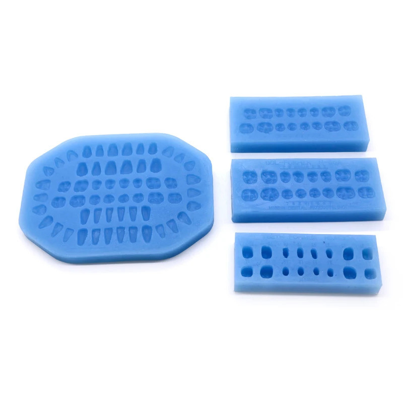 Professional Silicone Lab Maxill of Facial Formwork Tooth Former Mould