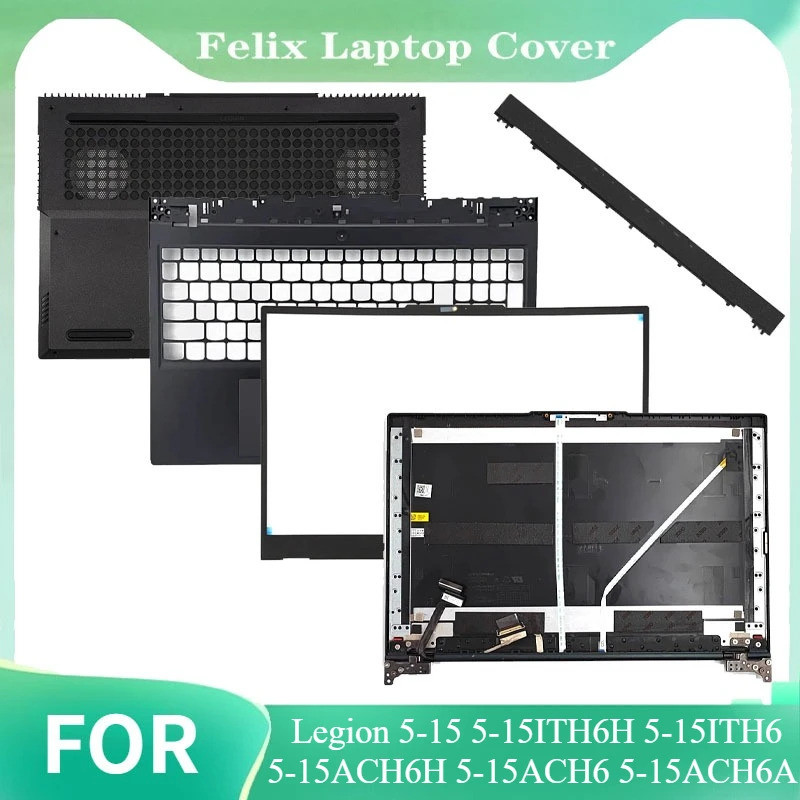 สําหรับ Legion 5-15 5-15ITH6H 5-15ITH6 5-15ACH6H 5-15ACH6 5-15ACH6A ใหม่ LCD กลับกรณี/Bezel Palmrest