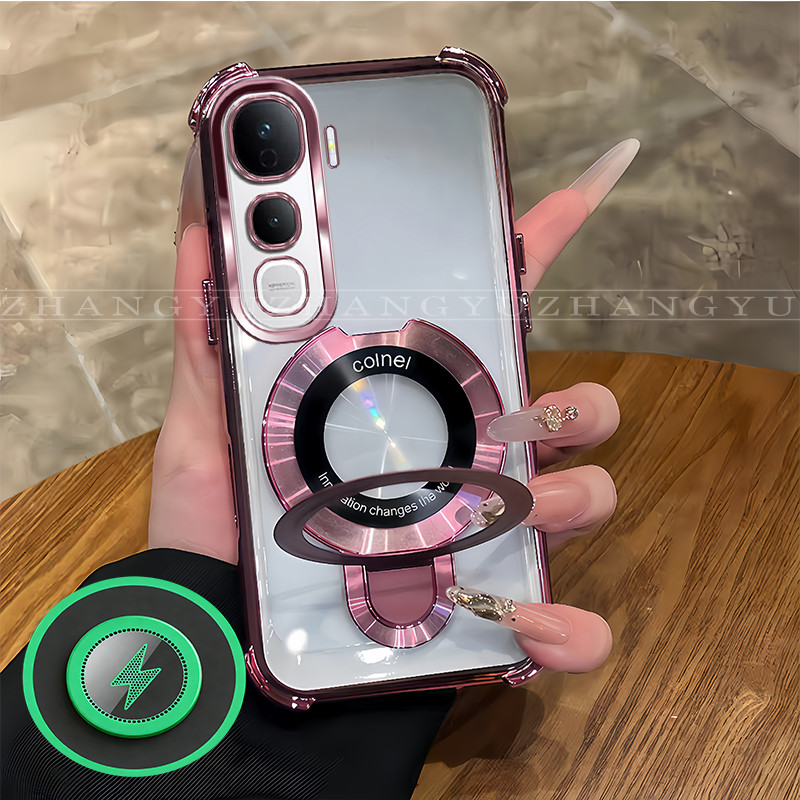 เหมาะสําหรับเคสโทรศัพท์ VIVO Y400 5G ใหม่ขายึดแม่เหล็กกันกระแทกปลอก SJ09