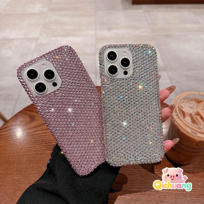 Glitter สีทึบ Rhinestone สําหรับ Vivo X21 UD X21i X21S X20 Plus X9 Pro X9S Plus T3 Pro T4X T2X T2 T1