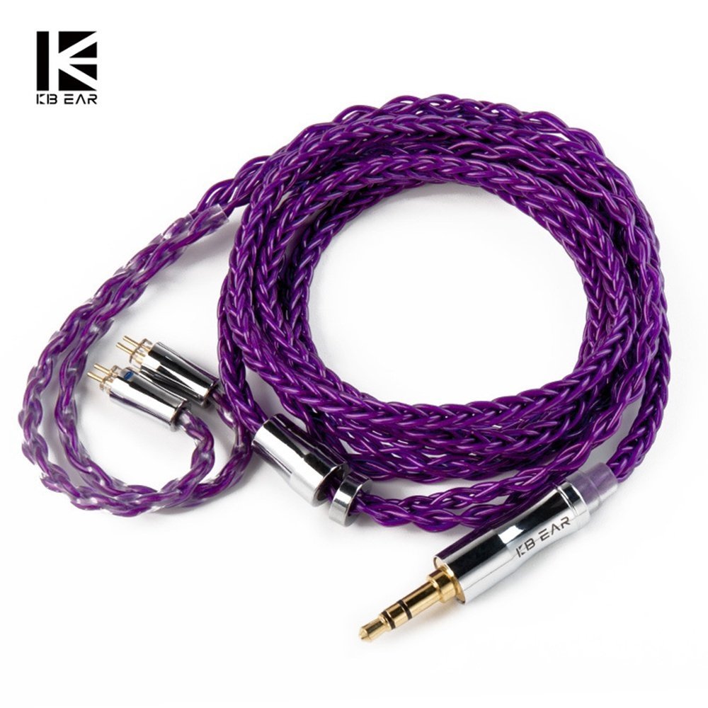 FAAEAL KBEAR Enma Earphone Replace Cable Furukawa Original PCUHD 8 Strand Litz OFC Upgrade Cable 2.5