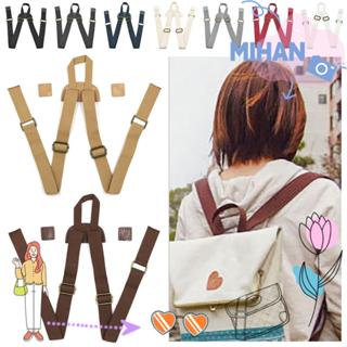 MIHAN Rucksack มีเข็มขัดที่สามารถปรับแต่งได้ เหมาะสำหรับผู้ห…