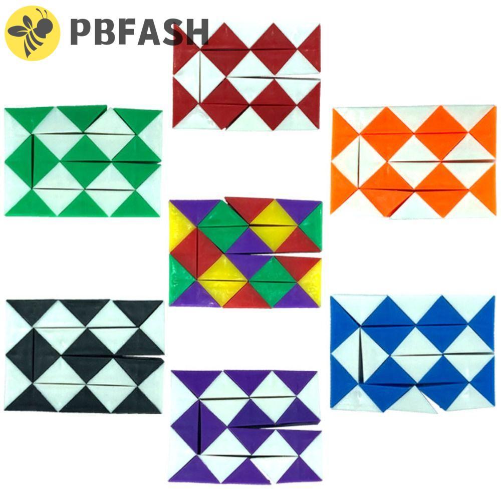 PBFASH Magic Snake Cube, พับที่ถอดออกได้ 24 ความเร็ว Magic Snake ไม้บรรทัด, ส่วนความเร็วเปลี่ยน Cube