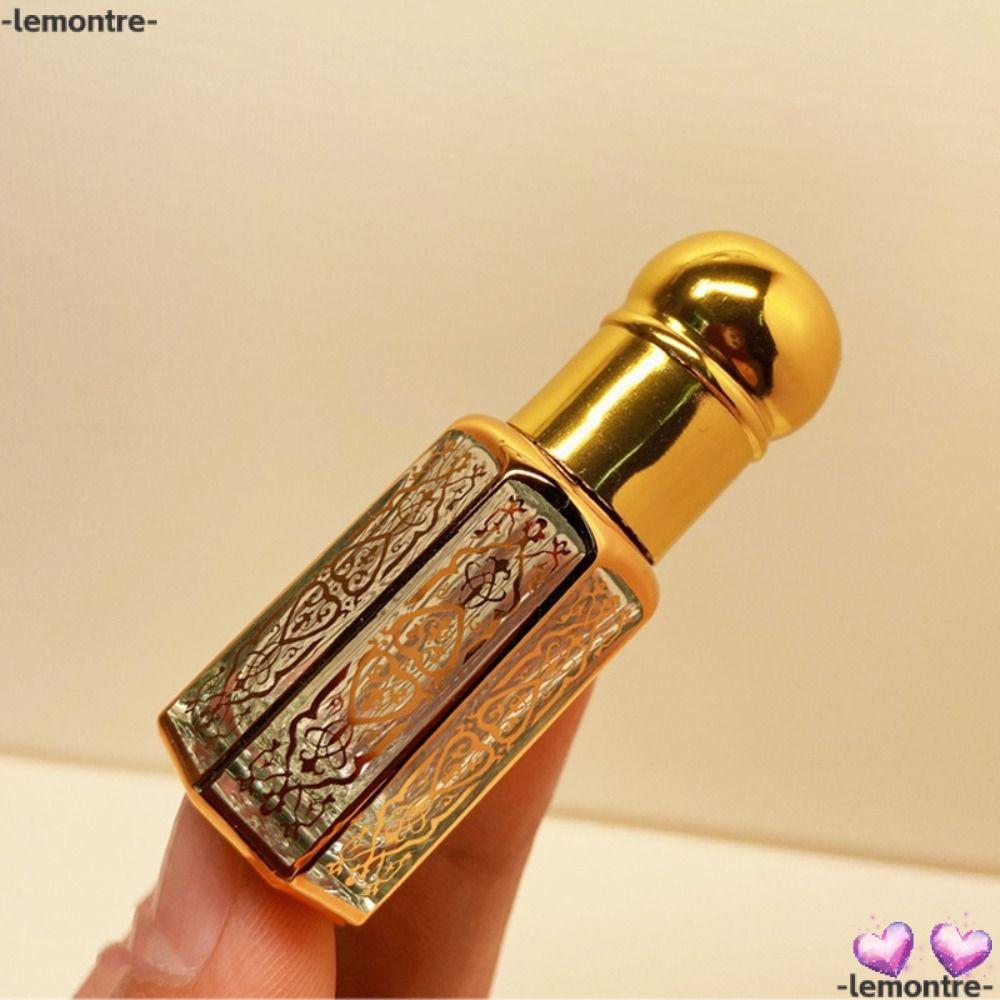 LEMONTRE Mini Dropper Bottles Vintage Cosmetic Container Portable Glass Empty Sample Vial Perfume Bo