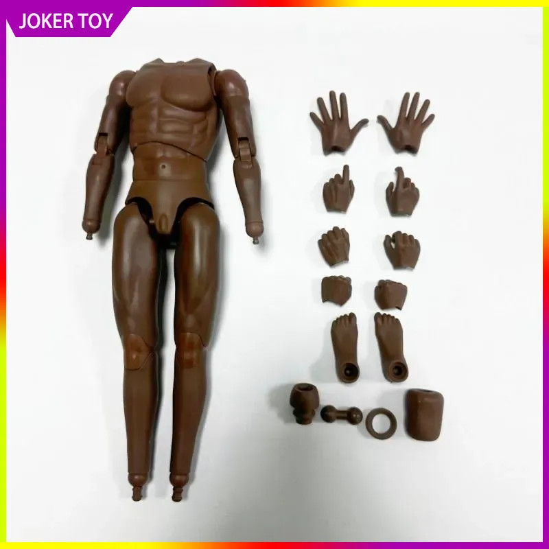 1/6 ทหารร่างกายหลายข้อต่อที่สามารถเคลื่อนย้าย DT001 ผิวสีดํารวมอุปกรณ์เสริมมือทดแทน