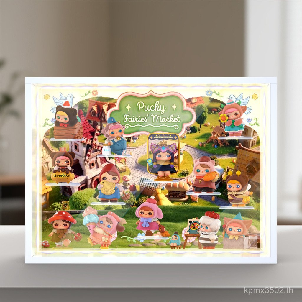 My Blind Scene pucky pucky pucky กล่องติดผนัง Figure-Made กรอบรูป Bubble Elf กล่องเก็บ Ma เหมาะสําหร