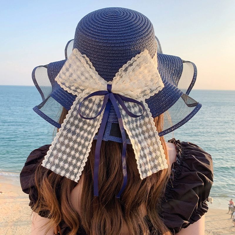 หมวกกันแดดนําเข้าแบบพับได้สำหรับสุภาพสตรีในฤดูร้อน Sun protection/UV protection