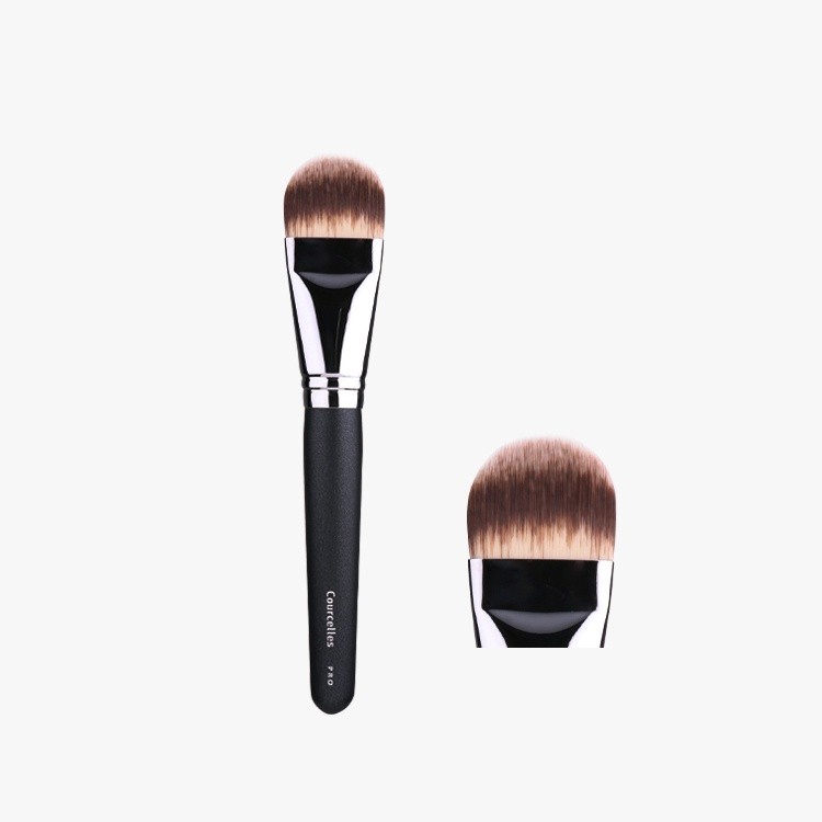 QT Kbeauty [Courcelles] Foundation Brush No.21 + Makeup Sponge