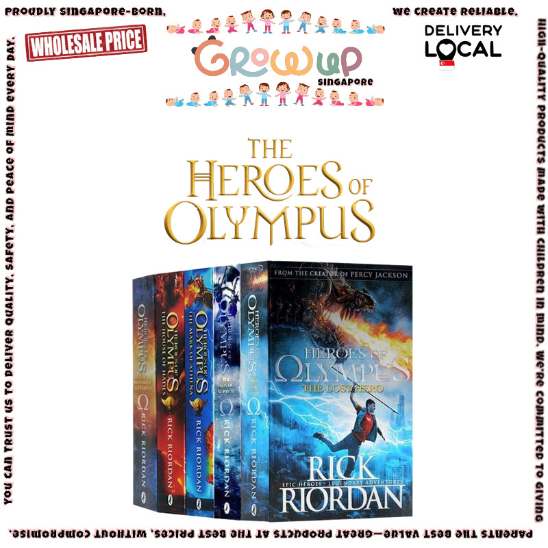Heroes of Olympus (5 เล่ม) โดย Rick Riordan