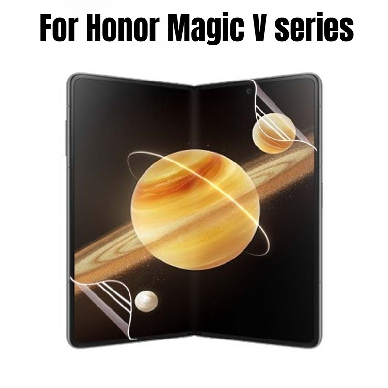 1-2PCS HD Clear Full Cover Soft Hydrogel ฟิล์มสําหรับ Honor Magic V6 V5 V3 Vs3 โทรศัพท์พับได้ Oil-Proof Screen Protector สําหรับ Honor Magic Vs Ultimate V2 Vs2 RSR V Soft ฟิล์ม