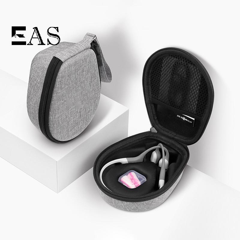 [EA] Roadfisher แบบพกพา Organizer กระเป๋าเดินทาง Shoproof กล่อง Hard Shell สําหรับ Shokz Bone Conduc