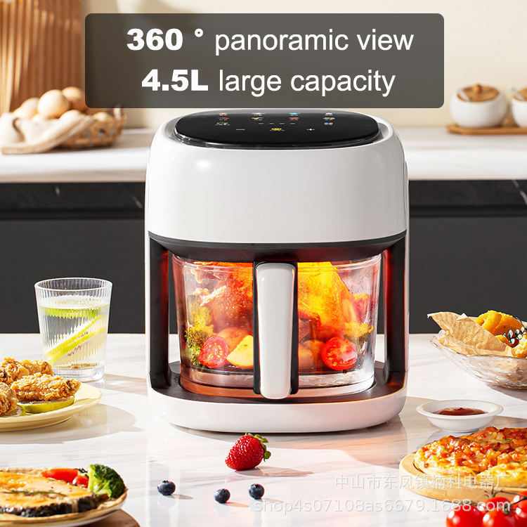 New Air 4.5L Video Multi-Function Electric Fryer No Fume Oven Smart Air Fryer