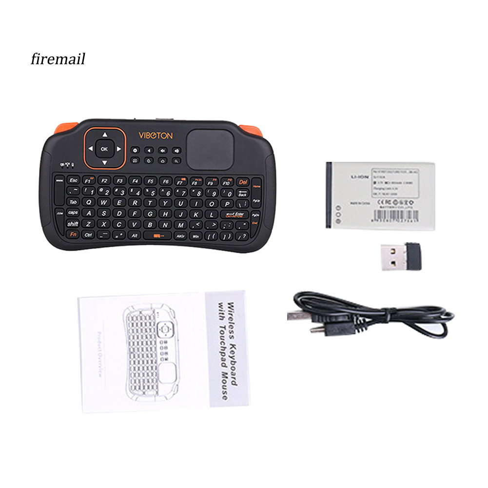 [FM] 24G Wireless Multimedia Gaming PC Smart TV Air Mouse Keyboard รีโมทคอนโทรล