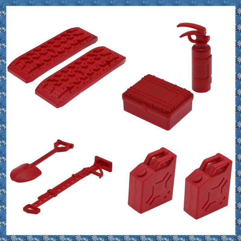 (PGM) 8 ชิ้นจําลองพลั่วทรายบันไดถังเครื่องดับเพลิงสําหรับ MN D90 MN99S Fayee FY003 RC รถตกแต่งอะไหล่