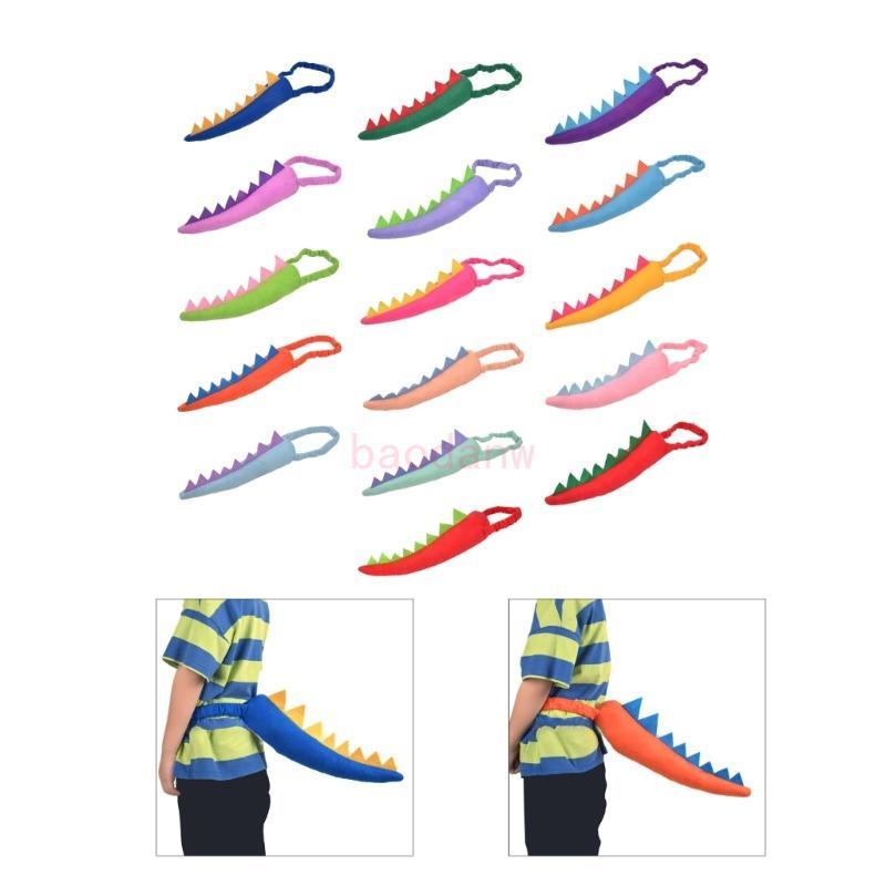 BDW หางคอสเพลย์ไดโนเสาร์ Halloween พร้อมอุปกรณ์เสริม สําหรับเด็กวันเกิด