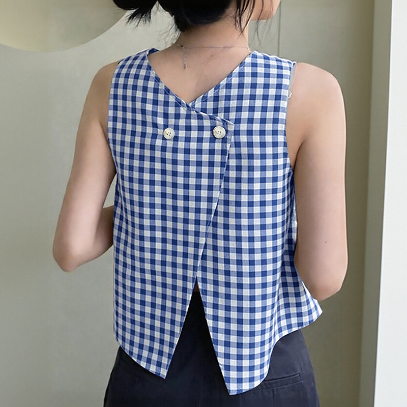 VONDA เสื้อเจอร์ซีย์สำหรับผู้หญิง ดีไซน์เซ็กซี่ สวมใส่สบาย มีกระดุมขึ้น