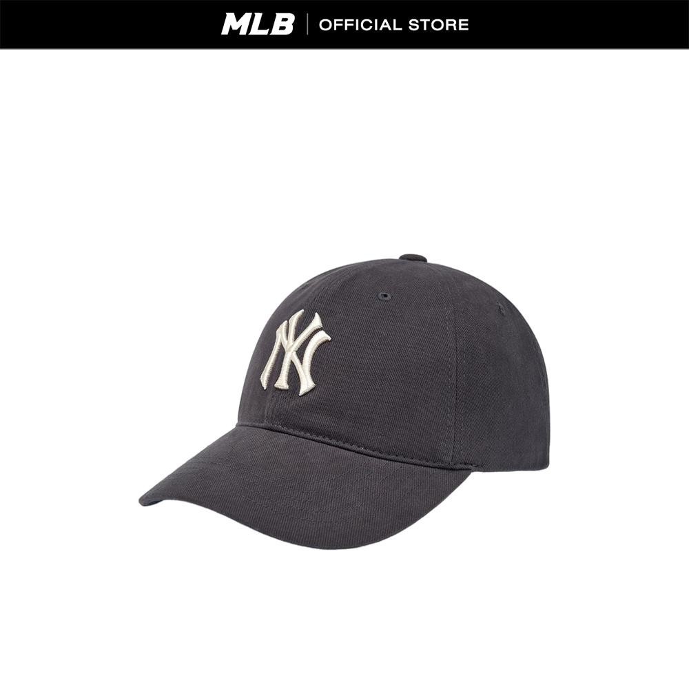 MLB หมวกแก๊ป ยูนิเซ็กส์ Peach Twill Structured Ball Cap รุ่น 3ACPB135N 50CGS สีเทาชาร์โคล