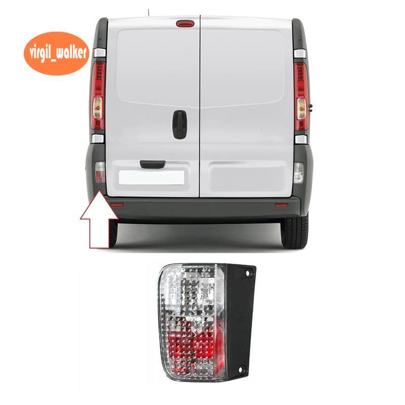 93863597 ด้านหลังย้อนกลับ Fogh ไฟท้ายฝาครอบเลนส์สําหรับ Vivaro 2001-2009 Primastar Trafic 07-14 2640