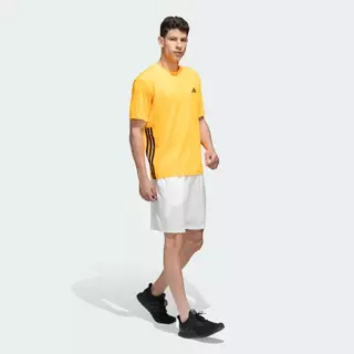 adidas Gym & Training เสื้อยืด WORKOUT ESSENTIALS BASE 3-STRIPES ผู้ชาย สีส้ม KD0709