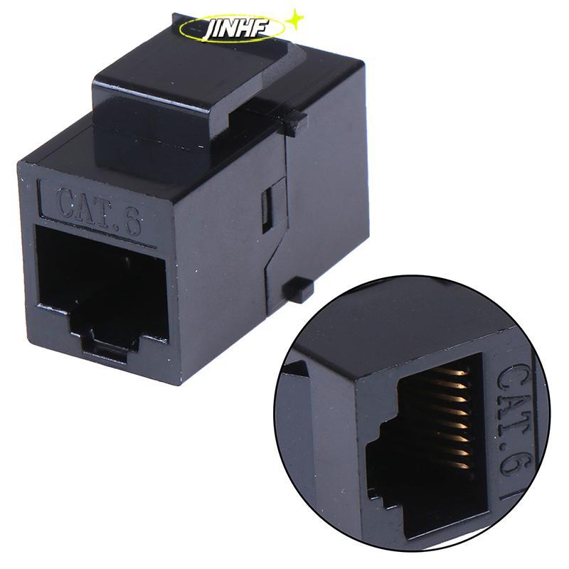 [BestBuyshop] RJ45 Female to UTP Cat5e CAT6 keystone ja อินไลน์ coupler connector adapter New Stock