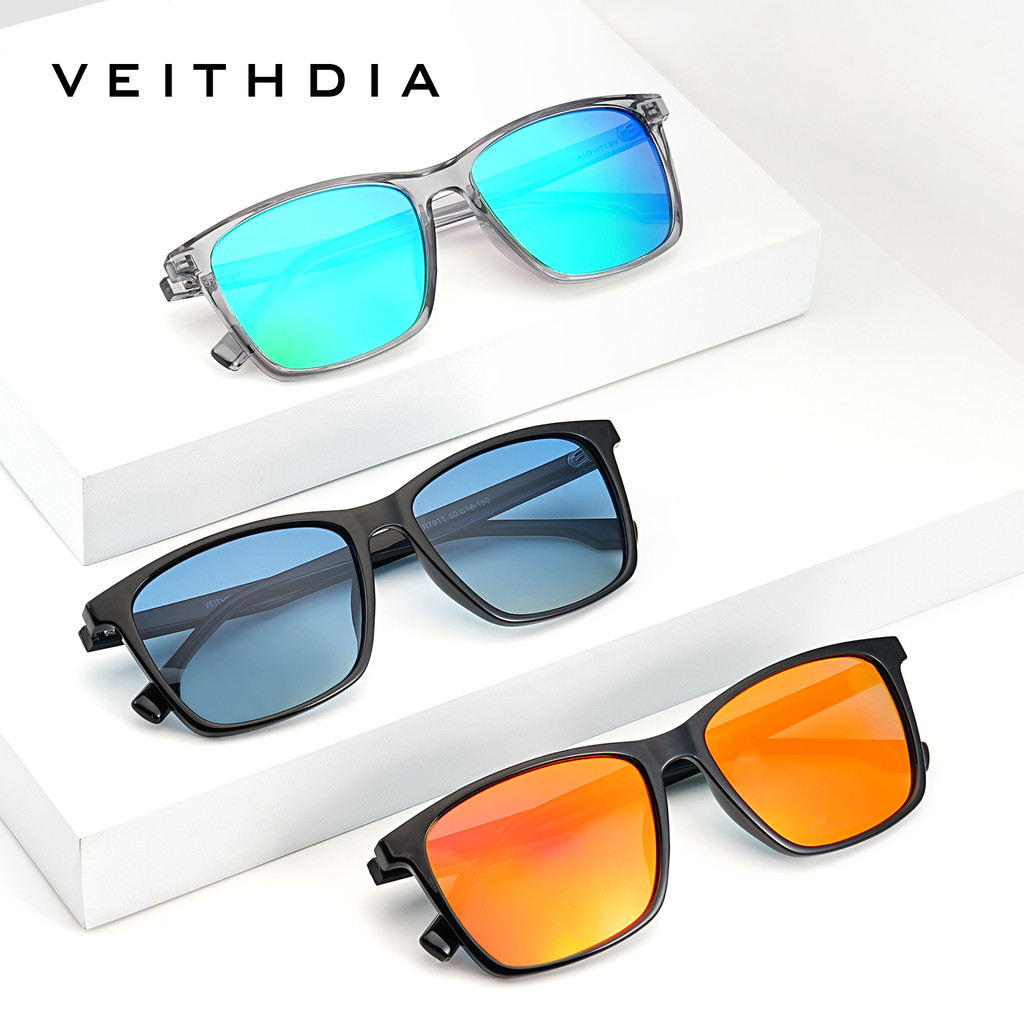 VEITHDIA نظارة شمسية مستقطبة متغيّرة اللون TR90 ‏V7911 — صورة 8