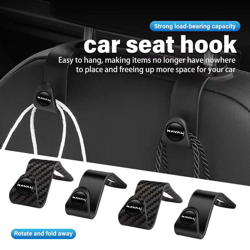 สําหรับ Haval รถ Headrest Hook พรีเมี่ยมที่นั่งด้านหลังแขวนแขวน Universal Great Wall Jolion H1 H2 H3
