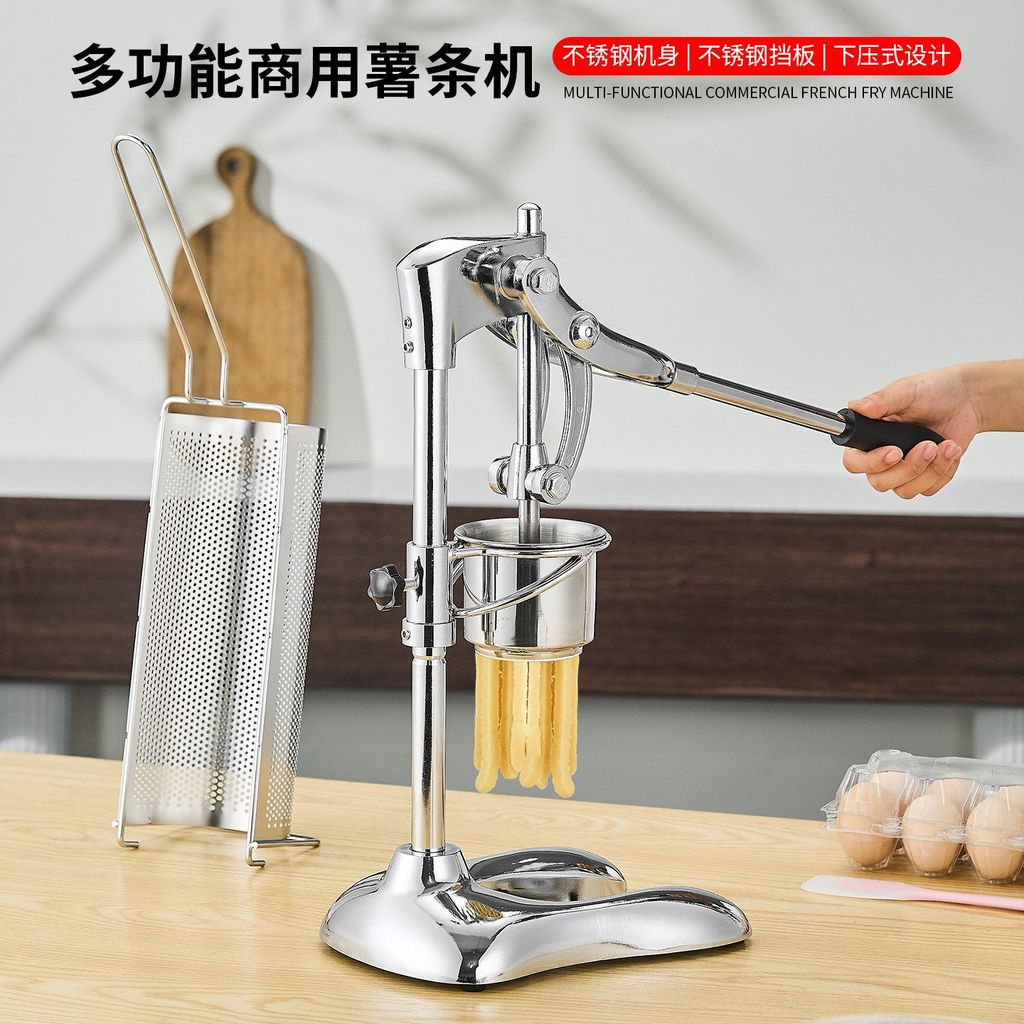 Long Pressed French Fries Squeezer Commercial Influencer Ultra-Long Pressed French Fries Maker คู่มื