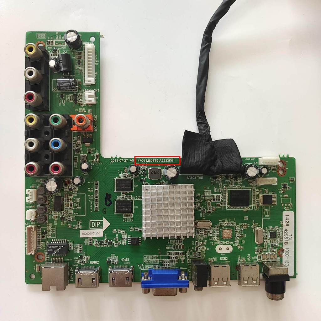 Original TCL L42F3300B เมนบอร์ดทีวี 4704-M608T9-A5233K01 พร้อมหน้าจอ K420WD5