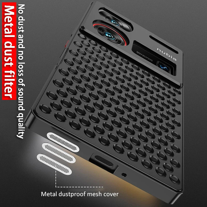 โลหะพรีเมี่ยมกระจายความร้อน Snap กันกระแทกสําหรับ Nubia Z80 Ultra Z70 Ultra Z70S Ultra Z60 Ultra ชั้