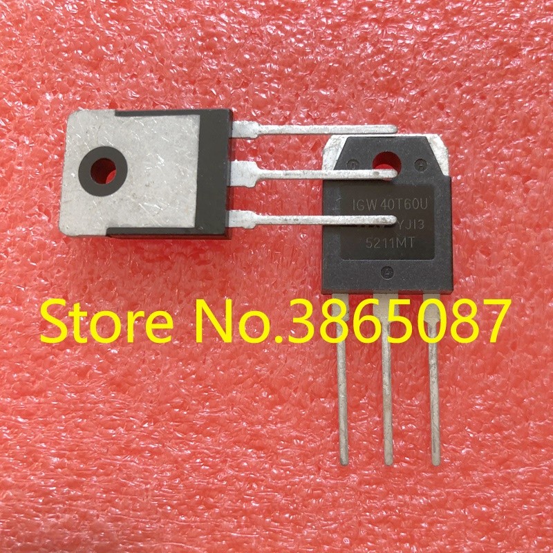 IGW40T60U หรือ IGW40T60F หรือ IGW40T60K TO-3P POWER TUBE IGBT ทรานซิสเตอร์ 10 ชิ้น/ล็อตต้นฉบับใหม่