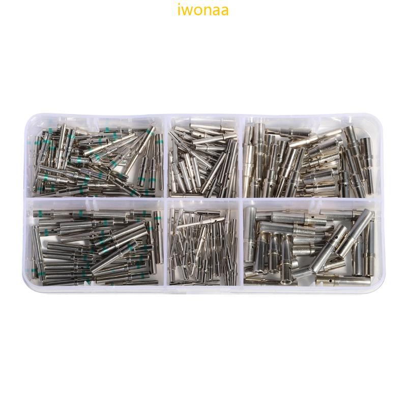 Iwo ขนาด 12 16 20 Deutsch Pin Connectors Kit Solid Contacts สําหรับ Auto Pin และอะแดปเตอร์รายชื่อสํา