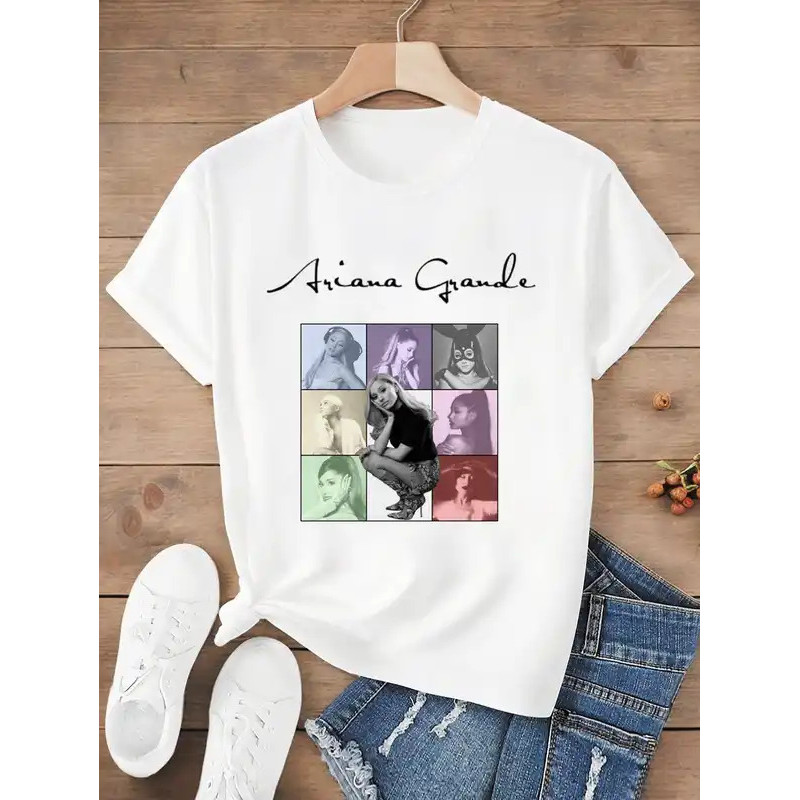 เสื้อยืดลาย Ariana Grand Tour 2026 ของขวัญสำหรับแฟนคลับ Ariana Grande สินค้าของ Ariana Grande เสื้อย