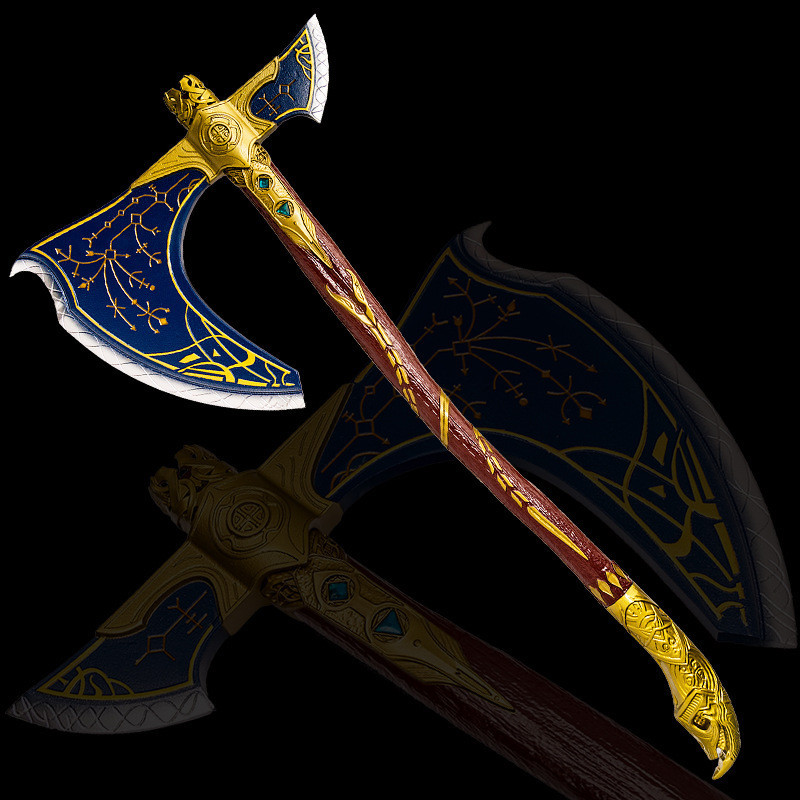[Pre Order]  ขวานเลวีอาธาน (Leviathan Axe) ของ Kratos อาวุธคอสเพลย์ 1:1 โลหะ จาก God of War