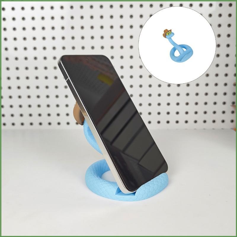 BON Creative 3D พิมพ์การ์ตูนงูออกแบบที่วางโทรศัพท์สําหรับแอนิเมชั่นผู้ที่ชื่นชอบตกแต่งโต๊ะสนุกปฏิบัต